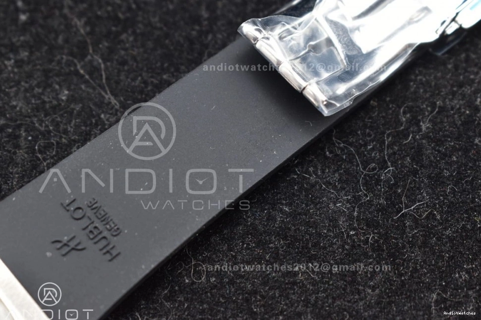 588 Dial Bold Gummy 45mm Edition 1:1 Strap Black Fusion HBF A on Best RG Black 0404